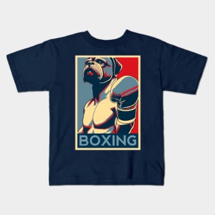 Boxing Dog Kids T-Shirt